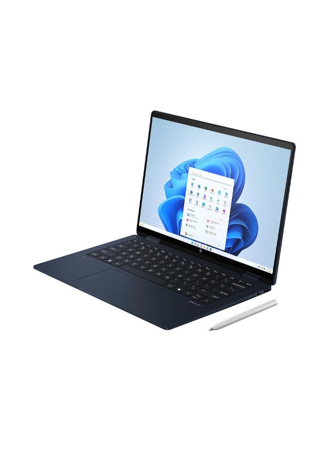 إتش بي - Envy x360 Laptop With 14.2-Inch Display, Ultra 7 155U Processor/16GB RAM/1TB SSD/Intel Iris XE Graphics/Windows 11 English Blue - Image 1