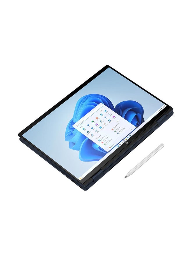 إتش بي - Envy x360 Laptop With 14.2-Inch Display, Ultra 7 155U Processor/16GB RAM/1TB SSD/Intel Iris XE Graphics/Windows 11 English Blue - Image 1