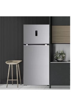 شارب Two Door (540L Gross/420L Net) Top Mount A++ Energy Class Inverter Compressor Refrigerator with Digital LED Display |Fresh Case, Inox SJ-HM540-HS3 Silver  - Image 3