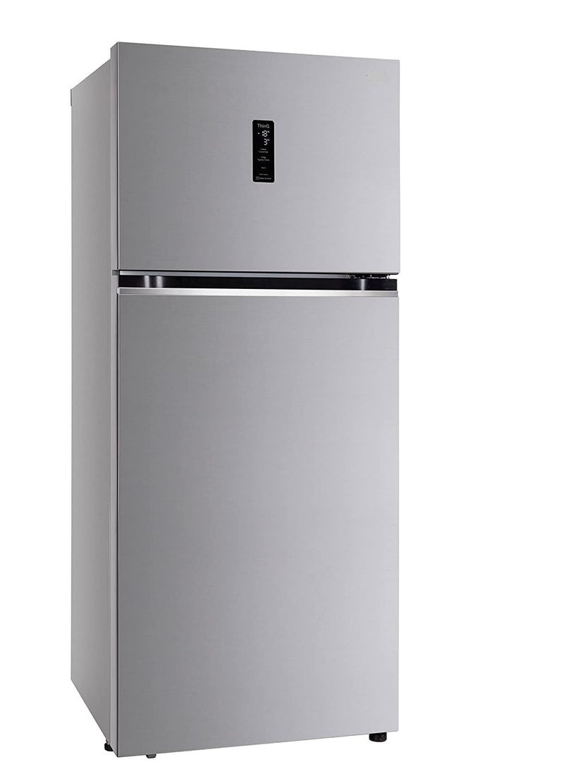 SHARP - Two Door (540L Gross/420L Net) Top Mount A++ Energy Class Inverter Compressor Refrigerator with Digital LED Display |Fresh Case, Inox SJ-HM540-HS3 Silver - Image 1