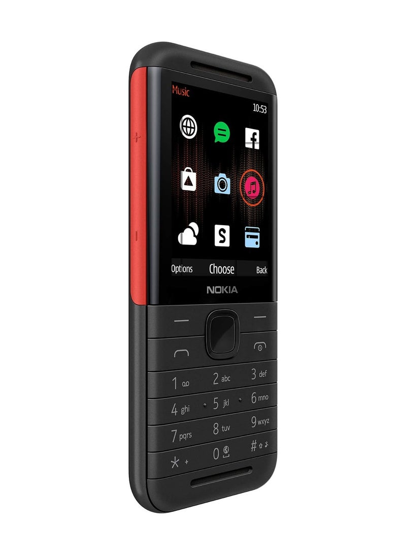 NOKIA - Mobile 5310 SIM Black/Red - Image 1