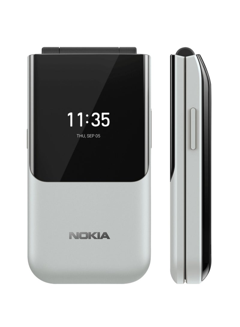 NOKIA - 2720 Flip Dual SIM Grey 4GB 512MB RAM - Image 1