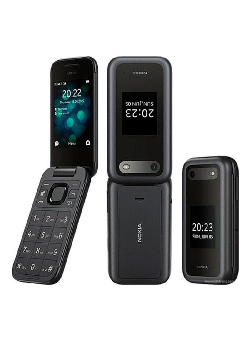 نوكيا 2660 TA-1474 ثنائي الشريحة باللون الأسود، ذاكرة وصول عشوائي 48 ميجابايت، سعة 128 ميجابايت  - Image 2