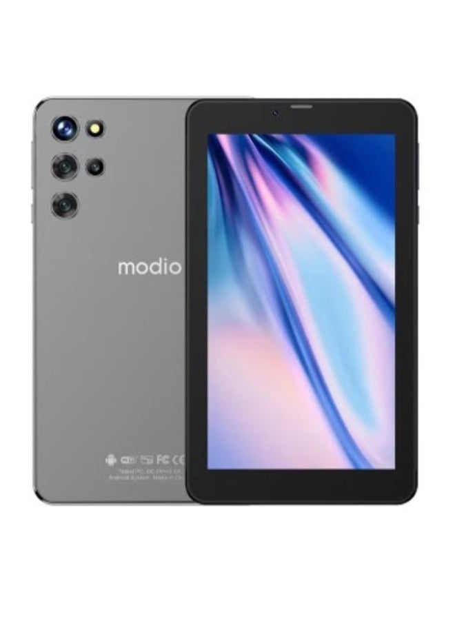 modio - M12 7 Inch HD IPS Display Dual SIM Support 6GB RAM 256GB 5G 2.0MP Front and 5.0MP Rear Cameras 4000mAH Battery Android Tablet - International Version(Grey) - Image 1
