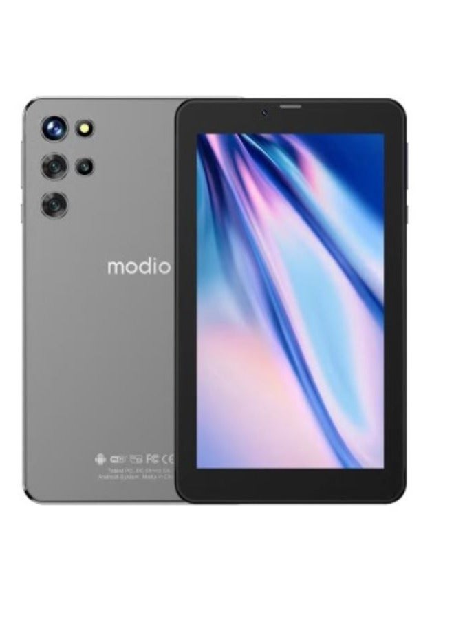 modio M12 7 Inch HD IPS Display Dual SIM Support 6GB RAM 256GB 5G 2.0MP Front And 5.0MP Rear Cameras 4000mAH Battery Android Tablet - International Version(Grey)  - Image 2