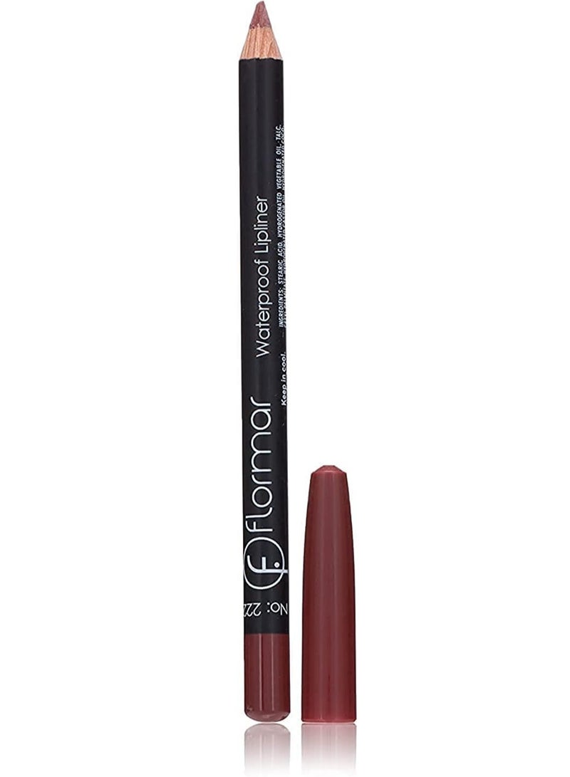 flormar Lipliner Pencil - 222 Crimson Brown - Image 1