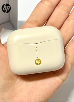 HP Wireless Headphones, Bt Earphones With Built-In Microphone, Provide Over 30 Hours Of Battery Life And Are Compatible With Android, Apple, And Other Types Of Mobile Devices Beige and Gold  - Image 3
