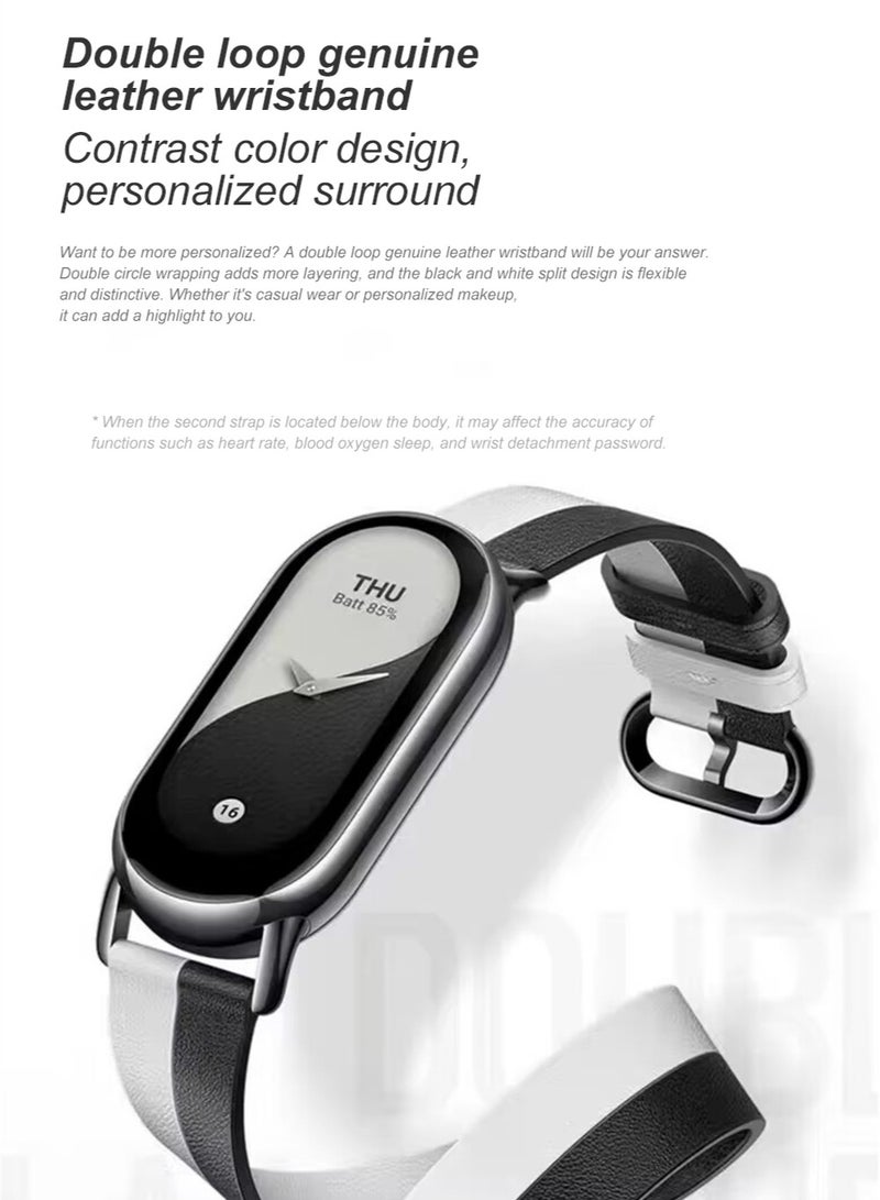 Mi Band 8 سوار ذكي شاشة AMOLED معدل ضربات القلب الأكسجين الدم بلوتوث ساعة رياضية متتبع اللياقة البدنية ساعة ذكية الإصدار العالمي