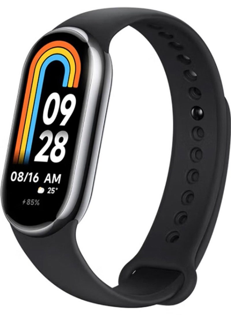 Xiaomi 190 mAh Mi Band 8 Smart Bracelet AMOLED Screen Heart Rate Blood Oxygen Bluetooth Sport Watch Fitness Tracker Smart Watch Global Version Black  - Image 2