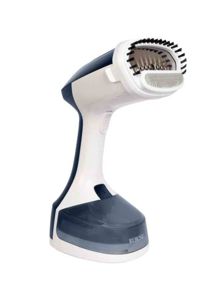 ريبون ماكينة الكي بالبخار اليدوية مع فرشاة إزالة الوبر ووقت تسخين قصير 200 ml 1500 W RE-3-059 أزرق - Image 1