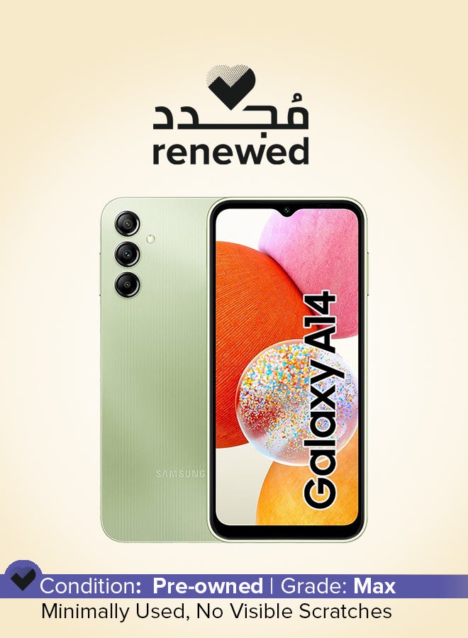 سامسونج Renewed - Galaxy A14 Dual Sim Green 4GB RAM 128GB 4G - International Version - Image 1