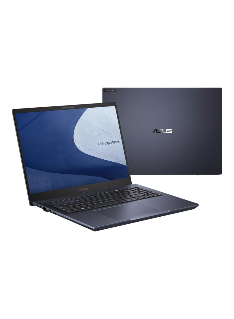 ASUS - ExpertBook Laptop With 16 Inch Display, Intel Core i7-1360P Processor/16GB RAM/1TB SSD/Intel Iris Xe Graphics/DOS(Without Windows) English/Arabic Black - Image 1