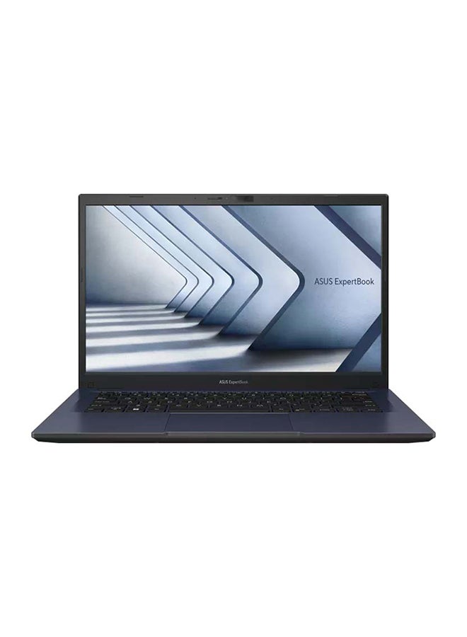 ASUS - ExpertBook B1402CV Laptop With 14 Inch Display, Intel Core i5-1335U Processor/8GB RAM/512GB SSD/Intel UHD Graphics/DOS(Without Windows) US MIL-STD 810H Military-Grade Standard , TYPE-C, 65W AC Adapter English/Arabic Black - Image 1