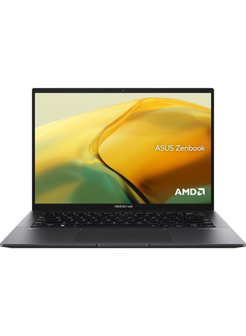 UM3402YA Laptop With 14 Inch Display, Ryzen 5-7430U Processor/8GB RAM/512GB SSD/AMD Radeon 530 Graphics/Windows 11 Home English/Arabic Jade Black