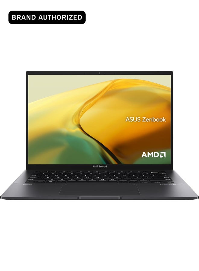 ASUS UM3402YA Laptop With 14 Inch Display, Ryzen 5-7430U Processor/8GB RAM/512GB SSD/AMD Radeon 530 Graphics/Windows 11 Home English/Arabic Jade Black English/Arabic Jade Black - Image 1