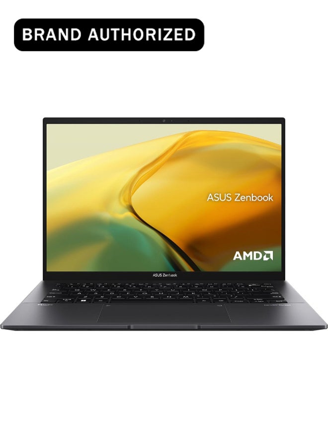 ASUS UM3402YA Laptop With 14 Inch Display, Ryzen 5-7430U Processor/8GB RAM/512GB SSD/AMD Radeon 530 Graphics/Windows 11 Home English/Arabic Jade Black English/Arabic Jade Black - Image 1