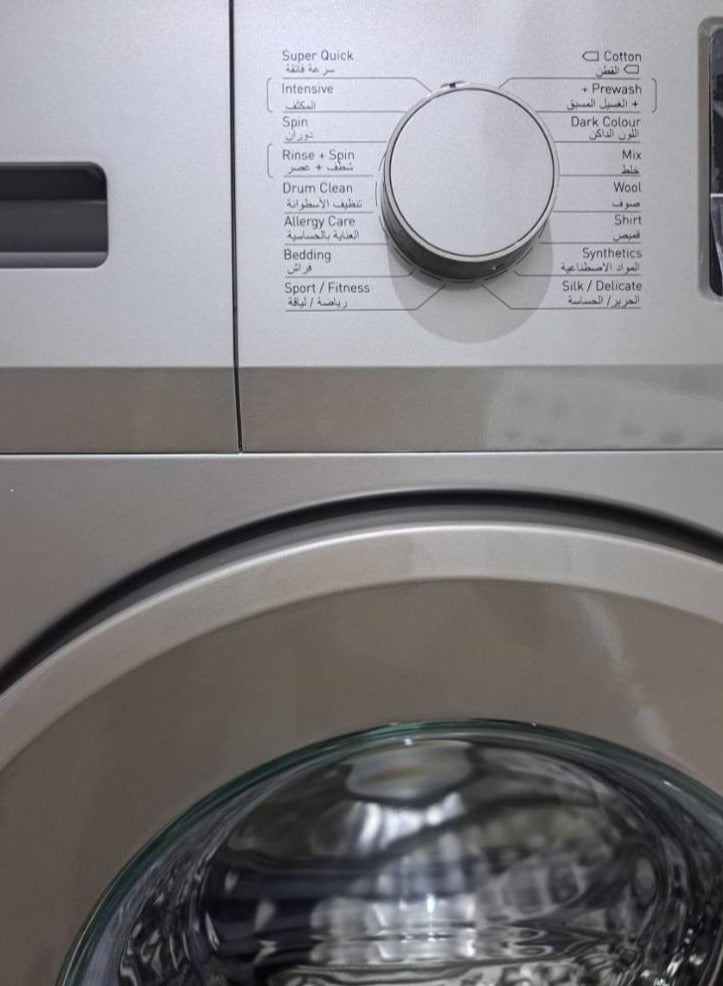 SREEN - Front Load Washing Machine SRWM-6K-FAS Silver - Image 1
