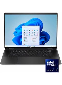 Spectre X360 (Upgraded Version) Laptop With 16 Inch Touch Display, Core Ultra 7-155H Processor/16GB RAM/1TB SSD/Intel Iris Xe Graphics/Windows 11 Home English/Arabic Black