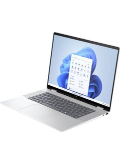 HP Envy X360 2 In 1 (Upgraded Version) Laptop With 16 Inch WUXGA Touch Display, Core Ultra 7-155U Processor/16GB RAM/1TB SSD/Intel Iris Xe Graphics/Windows 11 Home English/Arabic Silver  - Image 2