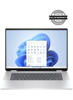 Envy X360 2 In 1 (Upgraded Version) Laptop With 16 Inch WUXGA Touch Display, Core Ultra 7-155U Processor/16GB RAM/1TB SSD/Intel Iris Xe Graphics/Windows 11 Home English/Arabic Silver