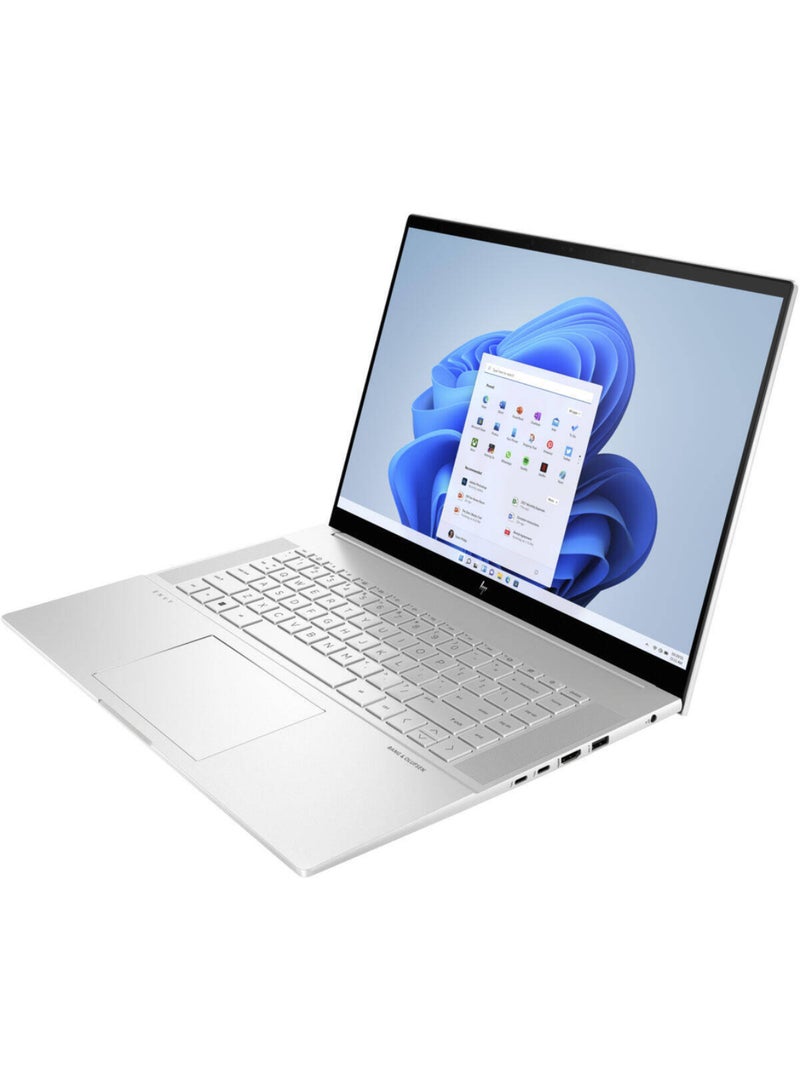 HP Envy 16-H1053DX (Upgraded Version) Laptop With 16 Inch WQXGA Touch Display, Core- i7-13700H Processor/16GB RAM/1TB SSD/8GB NVIDIA GeForce RTX 4060 Graphics/Windows 11 Home English/Arabic Silver  - Image 2