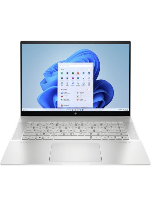 Envy 16-H1053DX (Upgraded Version) Laptop With 16 Inch WQXGA Touchscreen Display, Core i7-13700H Processor/16GB RAM/1TB SSD/NVIDIA GeForce RTX 4060 Graphics/Windows 11 Home English/Arabic Silver
