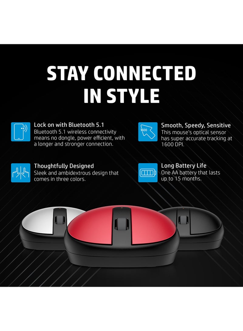 HP - 240 Bluetooth® Wireless Mouse Black - Image 1