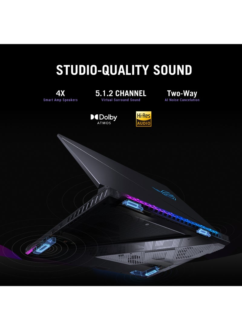 ASUS - Strix SCAR 18 Gaming (Upgraded Version) Laptop With 18-Inch Display, Core i9-14900HX Processor/64GB RAM/4TB SSD/16GB Nvidia Geforce 4090 Graphics Card/Windows 11 Home English/Arabic Black - Image 1