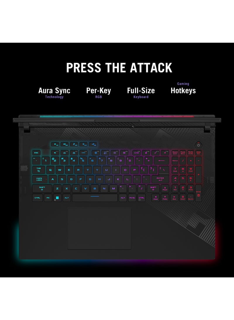 ASUS - Strix SCAR 18 Gaming (Upgraded Version) Laptop With 18-Inch Display, Core i9-14900HX Processor/64GB RAM/4TB SSD/16GB Nvidia Geforce 4090 Graphics Card/Windows 11 Home English/Arabic Black - Image 1