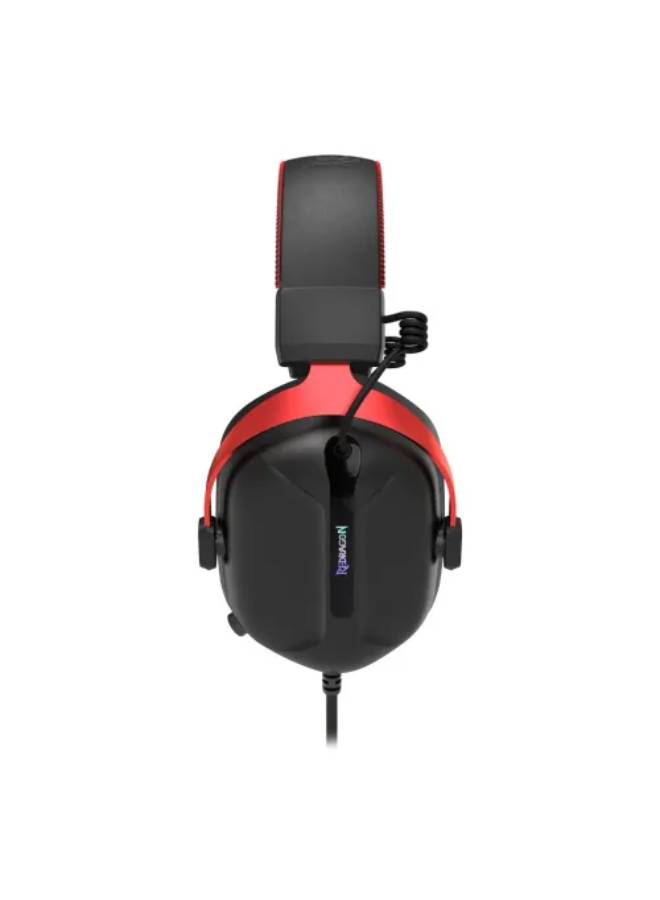 REDRAGON H312 Cybill 7.1 Surround Sound RGB USB Gaming Headphone Aluminum Frame  - Image 2