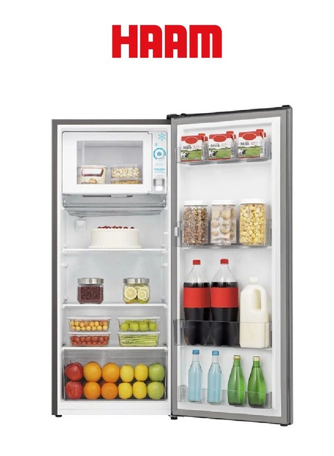 HAAM Single Door Refrigerator 6.3 Feet HM255SRF-H23 Silver - Image 2