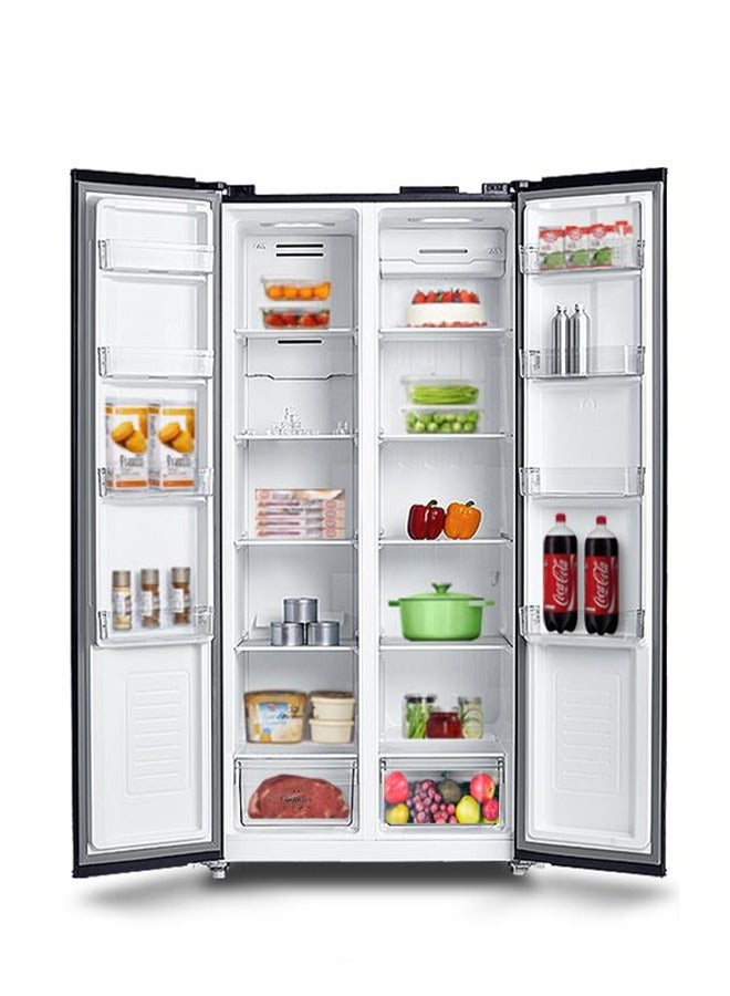 HAAM Side By Side Refrigerator 20.5 Feet HM940SSD-O23INV Silver  - Image 2