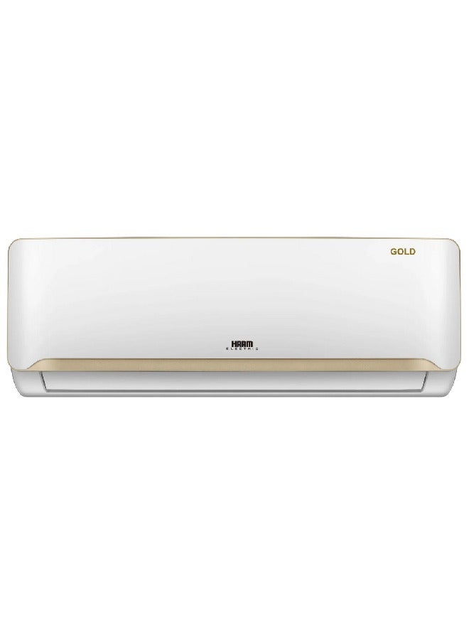 HAAM Golden Wall Air Conditioner 31400 BTU Cooling Only Golden Fins HM36CSM23GO White - Image 1