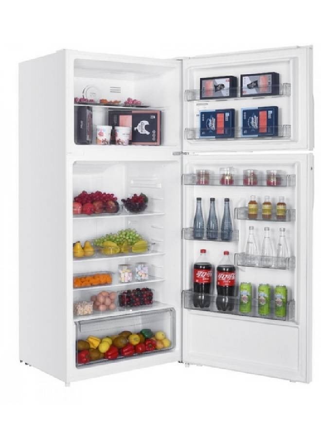 HAAM Two Door Refrigerator 18.6 Feet Inverter HM680WRF-O23INV White - Image 2
