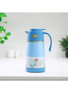 رويال فورد Royalford 1600 ml (54.0 oz) Eden Vacuum Flask- RF12585/ with Pink Glass Inner and PP Outer Body/ Keeps Your Drinks Hot or Cold, Asbestos-Free and Hygienic/ Leak-Proof and Portable Design/ Suitable for Indoor and Outdoor Use/ Blue pink  - Image 4
