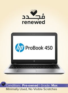 HP Renewed - Probook 450 G4 Laptop With 13.3-Inch HD Display,Intel Core i5/7th Gen/8 GB RAM/256 GB SSD/Windows 10 Pro English Silver  - Image 1