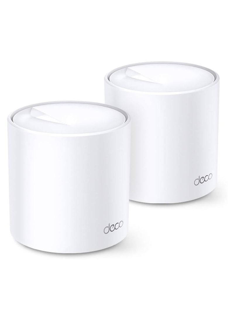 TP-LINK - Deco X20(2-pack) AX1800 Whole Home Mesh Wi-Fi 6 System white - Image 1