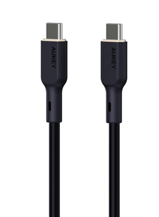 1.8m 140W Silicone USB C to USB C Cable Black - pnsku/N70093377V/45/_/1721211684/d4245c10-9951-470a-971d-f6724baa5009