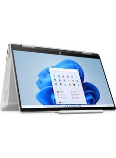 إتش بي كمبيوتر محمول 14-EK1010NE بشاشة مقاس 14 بوصة ومعالج Core i7-1355U وذاكرة وصول عشوائي 16 جيجابايت ومحرك أقراص SSD سعة 1 تيرابايت وبطاقة رسومات Intel Iris XE ونظام تشغيل Windows 11  - Image 1