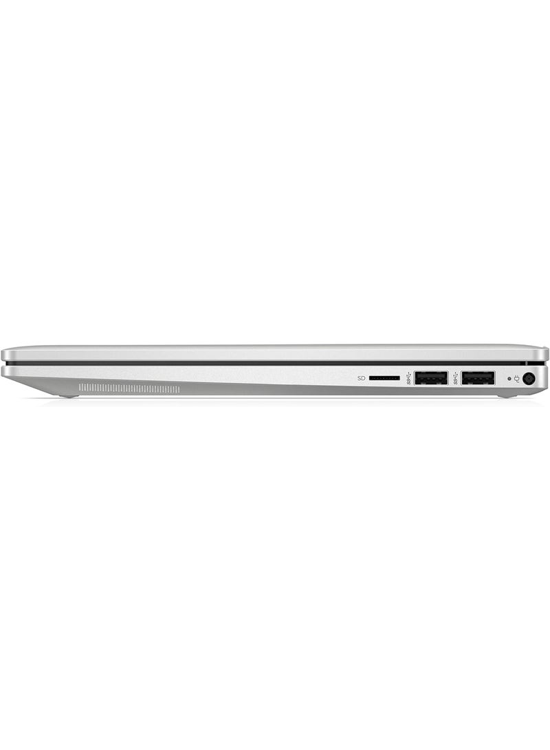 HP - 14-EK1010NE Laptop With 14-Inch Display, Core i7-1355U Processor/16GB RAM/1TB SSD/Intel Iris XE Graphics/Windows 11 English/Arabic Silver - Image 1