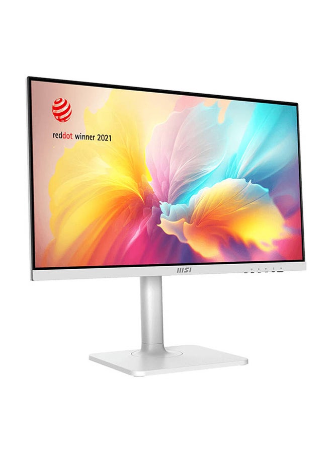 MSI - Modern MD2412PW Business Productivity Monitor, 24" FHD IPS Display, 100Hz Refresh Rate, 1ms (MPRT) Response Time, Adaptive-Sync Support, Built-In Speaker, Modern-MD2412PW White - Image 1