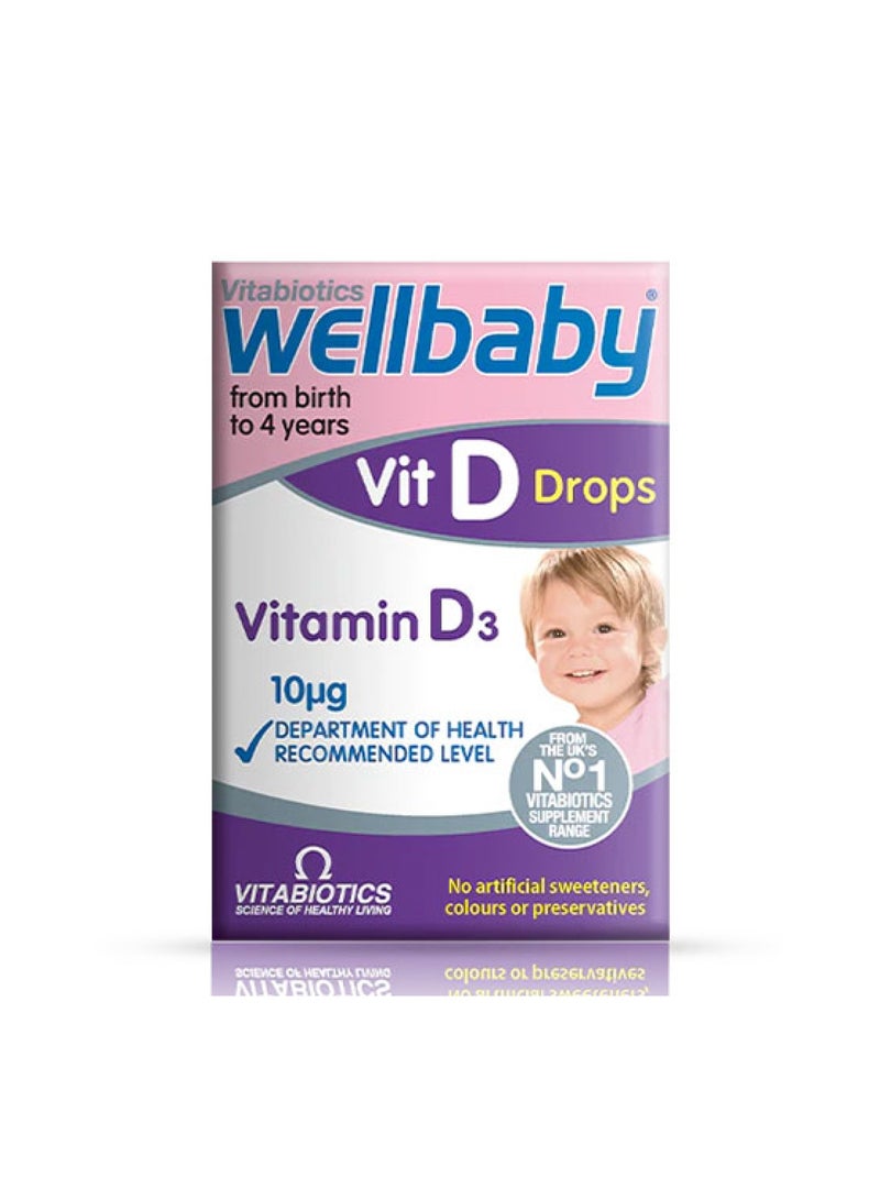 فيتابيوتيكس قطرات فيتامين د من ويل بيبي 30 مل