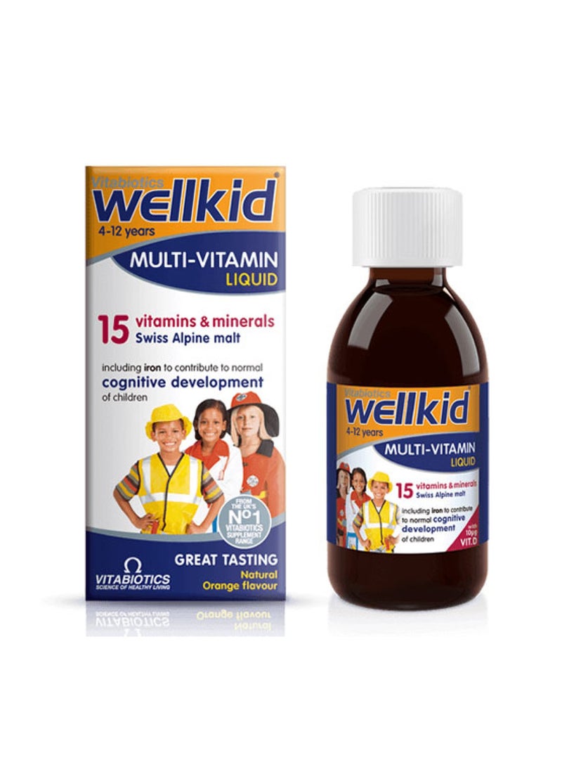 Vitabiotics Wellkid Multi-Vitamin Liquid 150ml