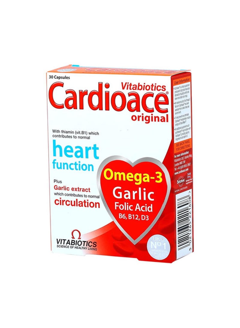 Vitabiotics - Cardioace Original – 30 Capsules - Image 1