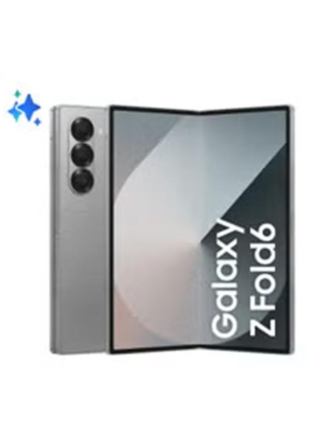 سامسونج هاتف Galaxy Z Fold 6 ثنائي الشريحة باللون الفضي وذاكرة وصول عشوائي سعة 12 جيجابايت وذاكرة داخلية سعة 1 تيرابايت وشبكة 5G - الإصدار الدولي - Image 1