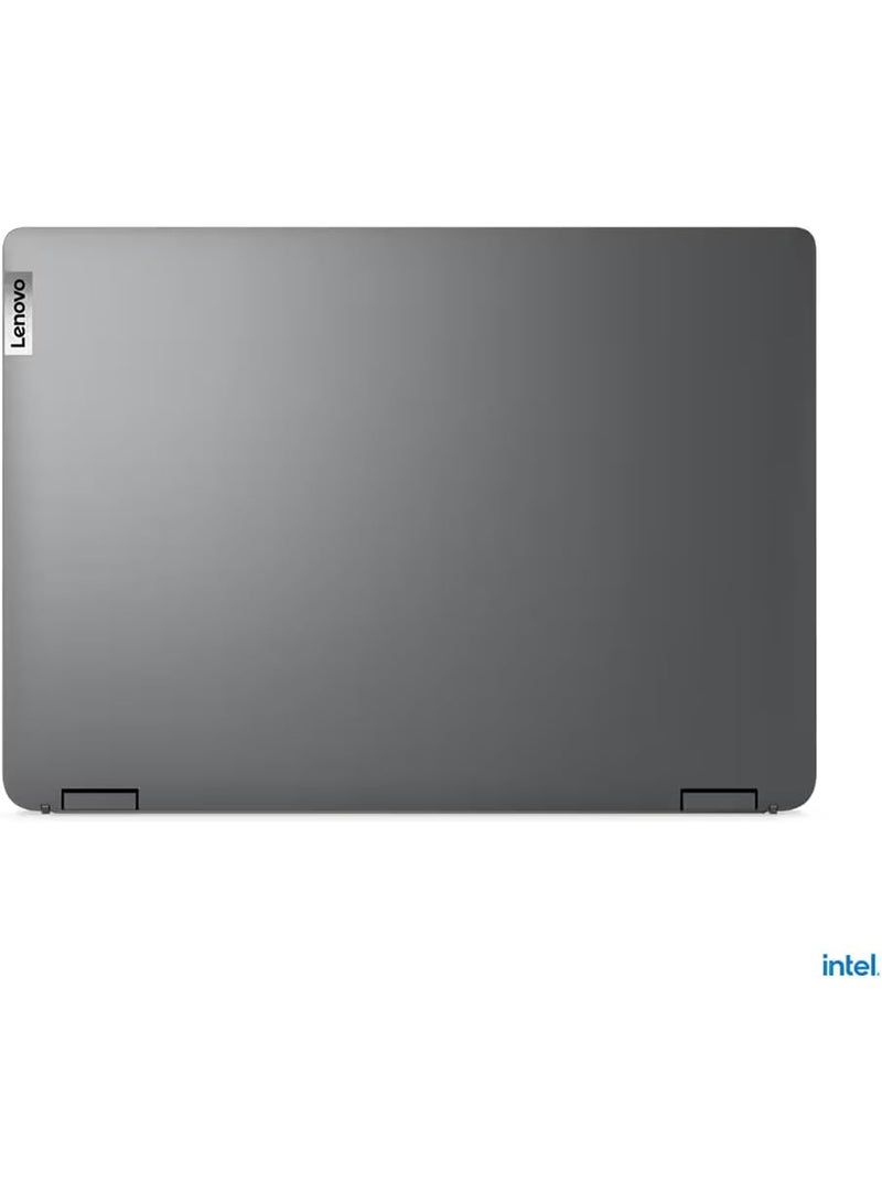 Lenovo IdeaPad Flex 5 Laptop With 14-Inch Display, Core i7-1255U Processor/16GB RAM/512GB SSD/Intel Iris XE Graphics/Windows 11 English/Arabic Grey  - Image 3