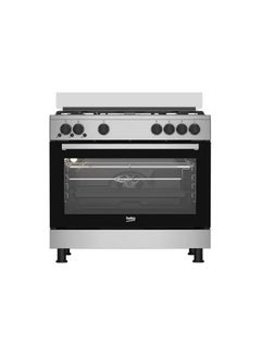Beko GAS COOKER 5 BURNERS 60*90 CM STAINLESS GGR 15115 DX NE GGR 15115 DX NE Silver  - Image 3