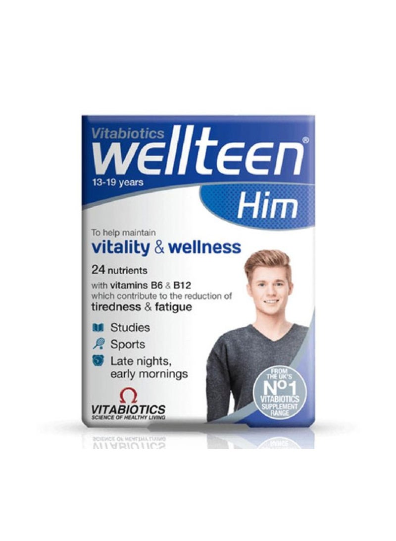 Vitabiotics Wellteen Him – 30 Tablets