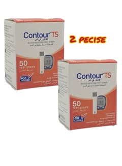 كونتور تي إس عبوة من شرائط اختبار نسبة السكر في الدم Contour Ts، 50 قطعة  - Image 2