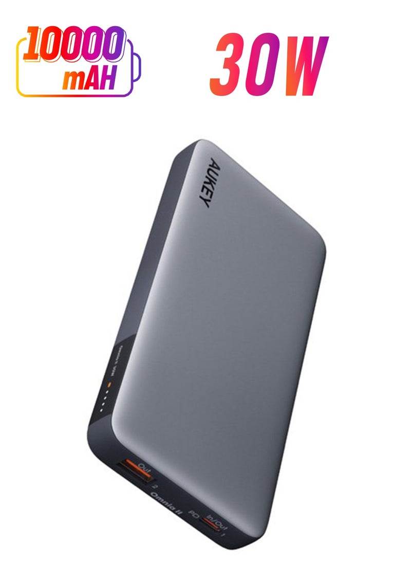 أوكي 10,000 ميللي أمبير بطارية متنقل بقدرة 30 واط Y41 اسود 10000 mAh  - Image 1